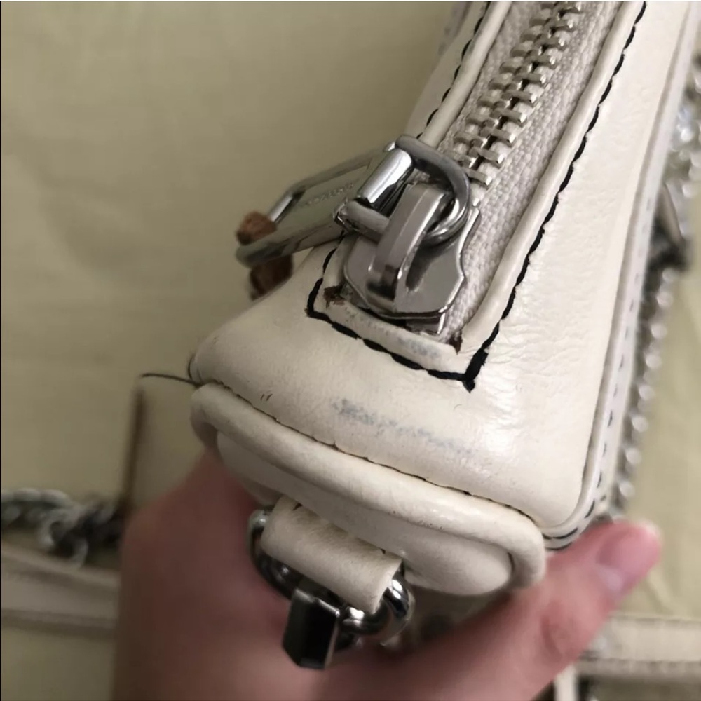 Rebecca Minkoff Mini Mac Antique White Purse - Picture 13 of 13